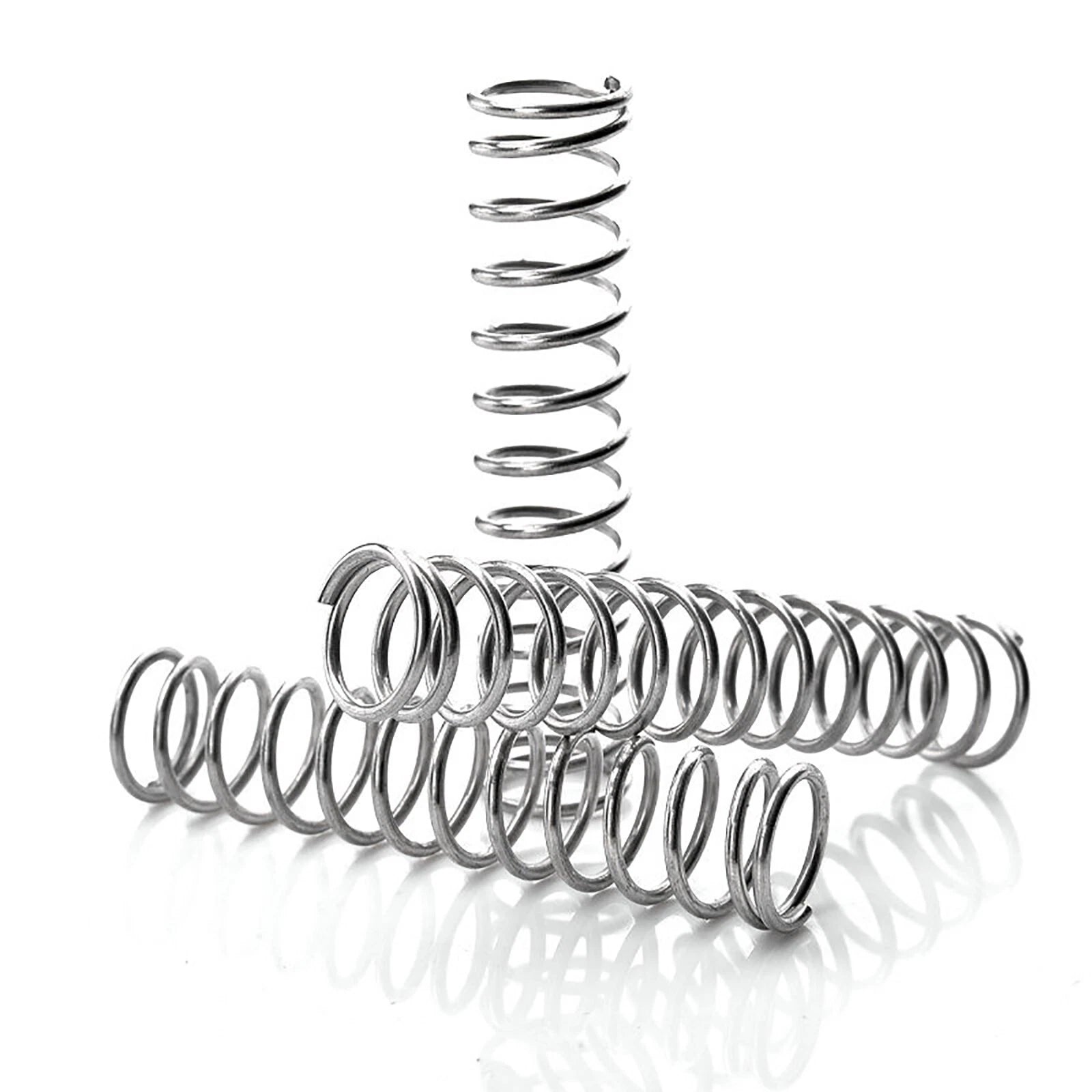 Stainless Steel Compression Springs Spring Ø1.6mm wire, OD Ø10-25mm, L= 10-200mm