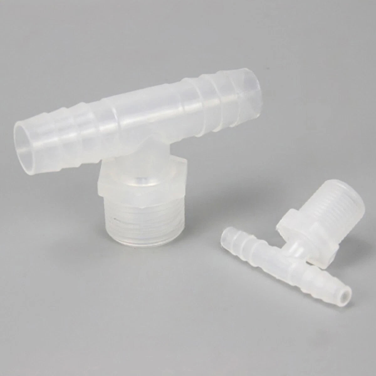 Hosetail Tee Connector Fittings T-Piece Barbed Male BSP 1/8"-3/4" Air Water Fuel