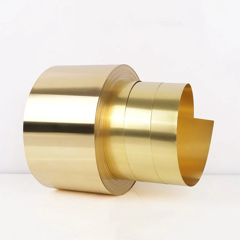 H62 Brass Strip Brass Metal Sheet Foil Plate Models Making Coil 10mm-300mm Width