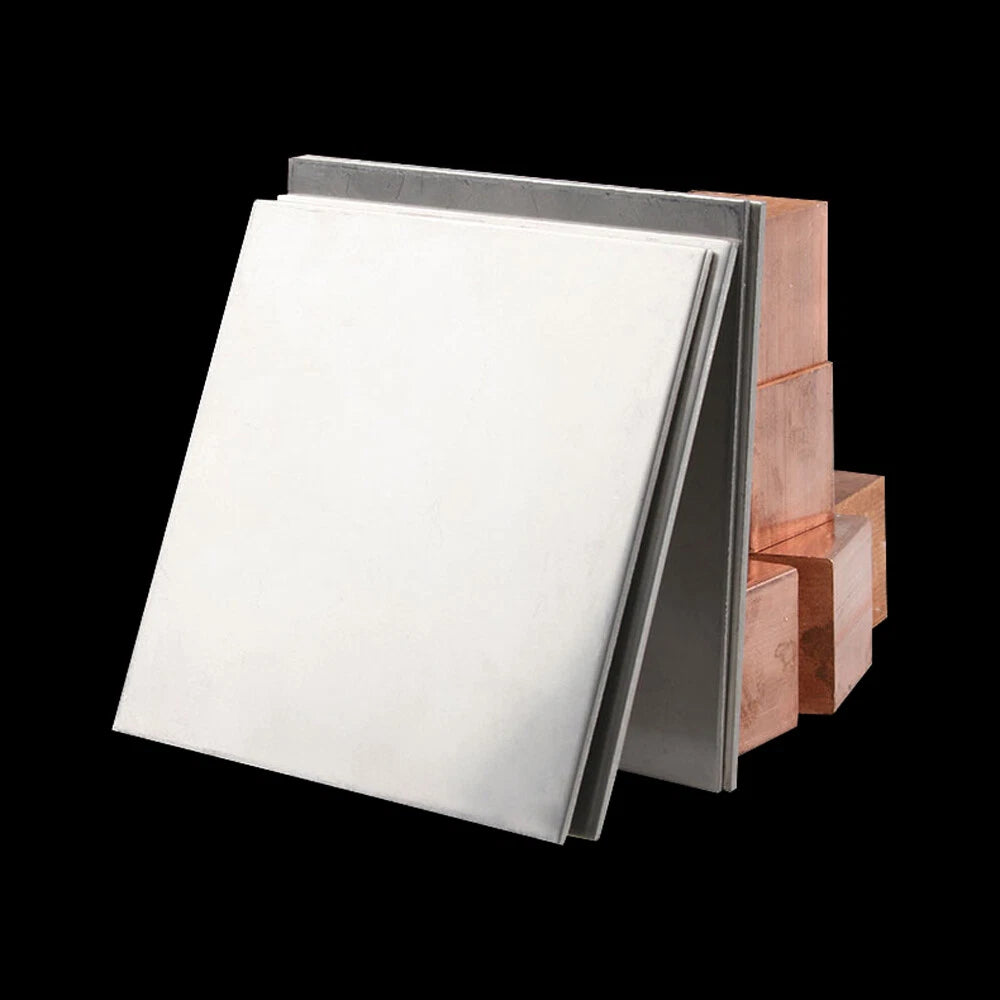 304 Stainless Steel Thin Plate Sheet 100x100mm Thick 0.01/0.02/0.03/0.04mm-2.5mm