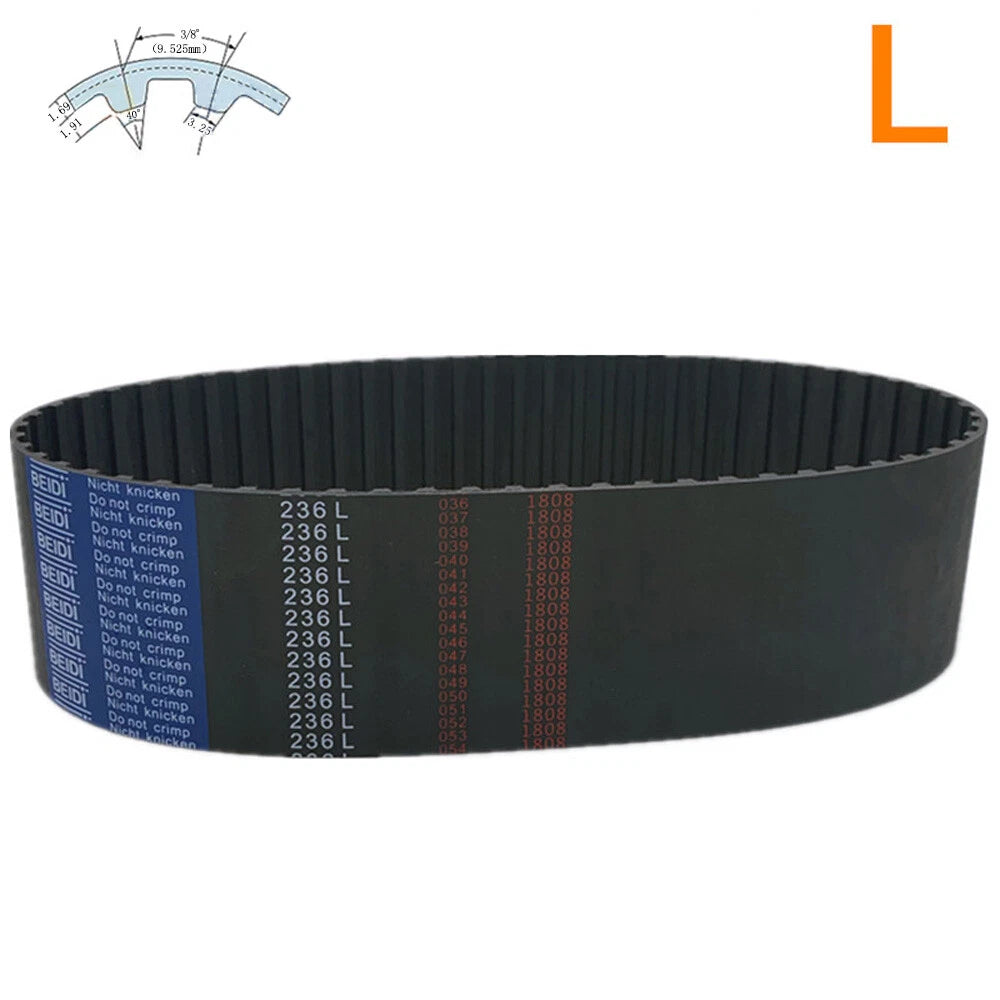 FXL Timing Belt 25mm 38mm — Closed Loop Rubber CNC Synchronous Belt (86L–938L)