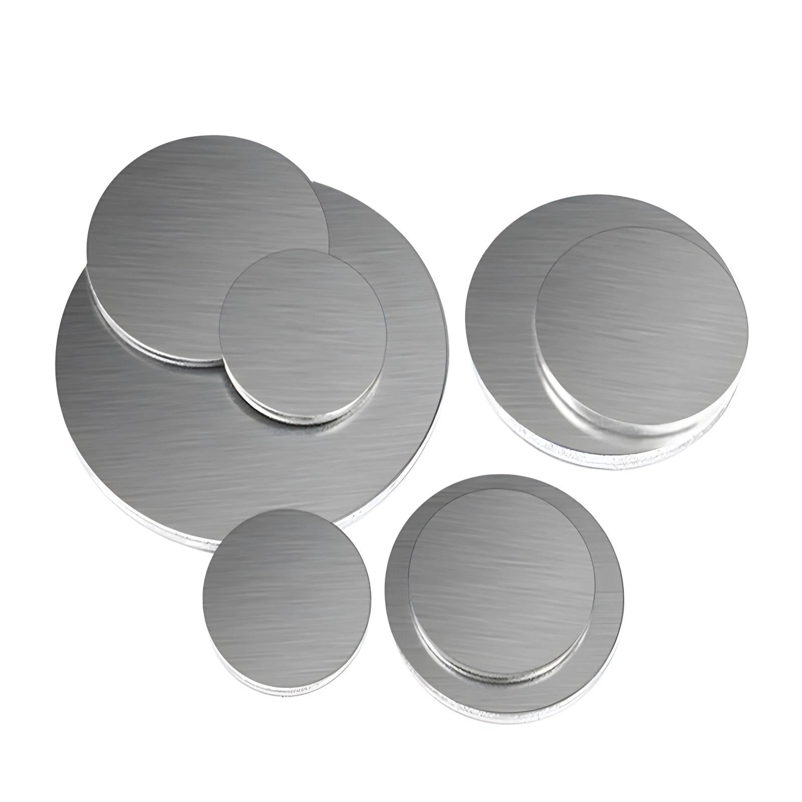 Brushed STAINLESS STEEL Blank Round DISC 304 Grade Sheet Metal Plate Laser Cut
