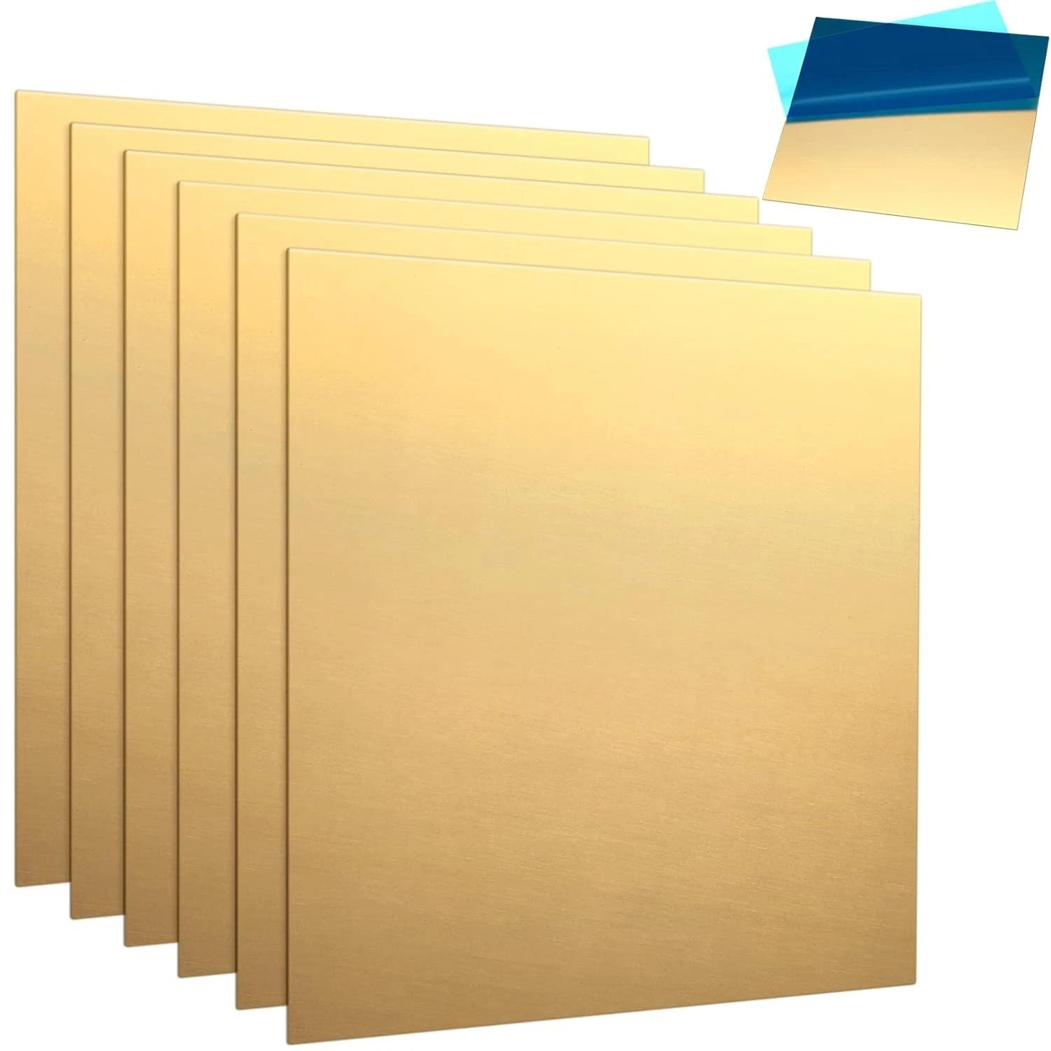 Brass Square/plate/sheet 0.6mm 0.8mm To 10mm - Brass Sheet Metal Guillotine Cut