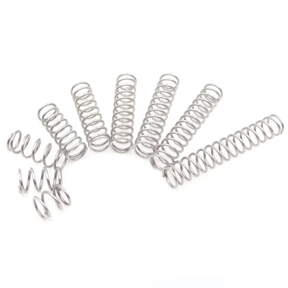 10pcs Stainless Steel Spring Compression Pressure Small Spring Diameter 5mm-12mm