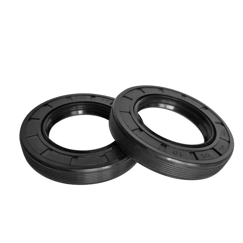 NBR TC Double Lip Rotary Shaft Oil Seal with Garter Spring — 8mm to 28mm Shaft
