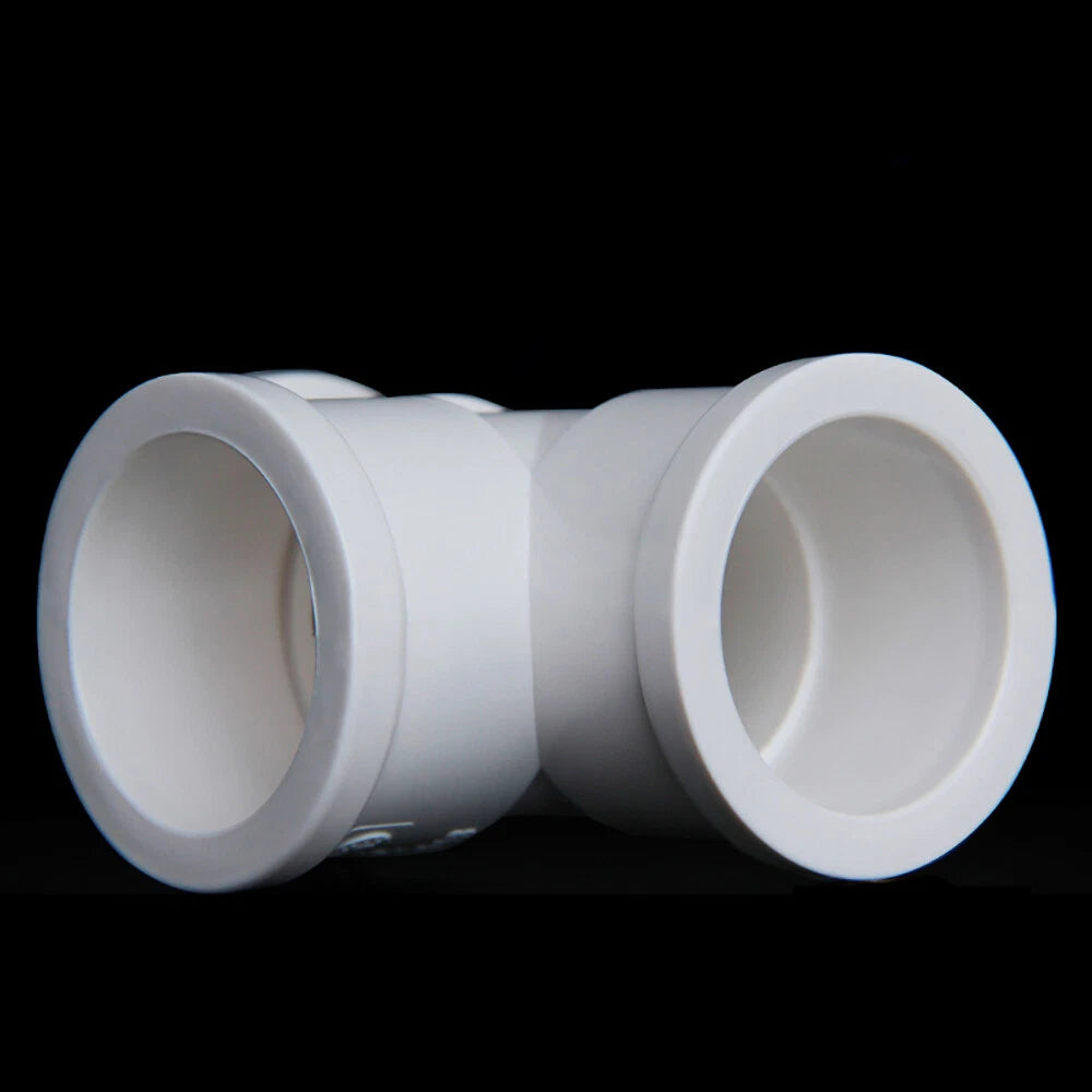 PVC Tee Thickened UPVC T Piece Pipe Fittings Equal Connector Plastic 20mm-63mm