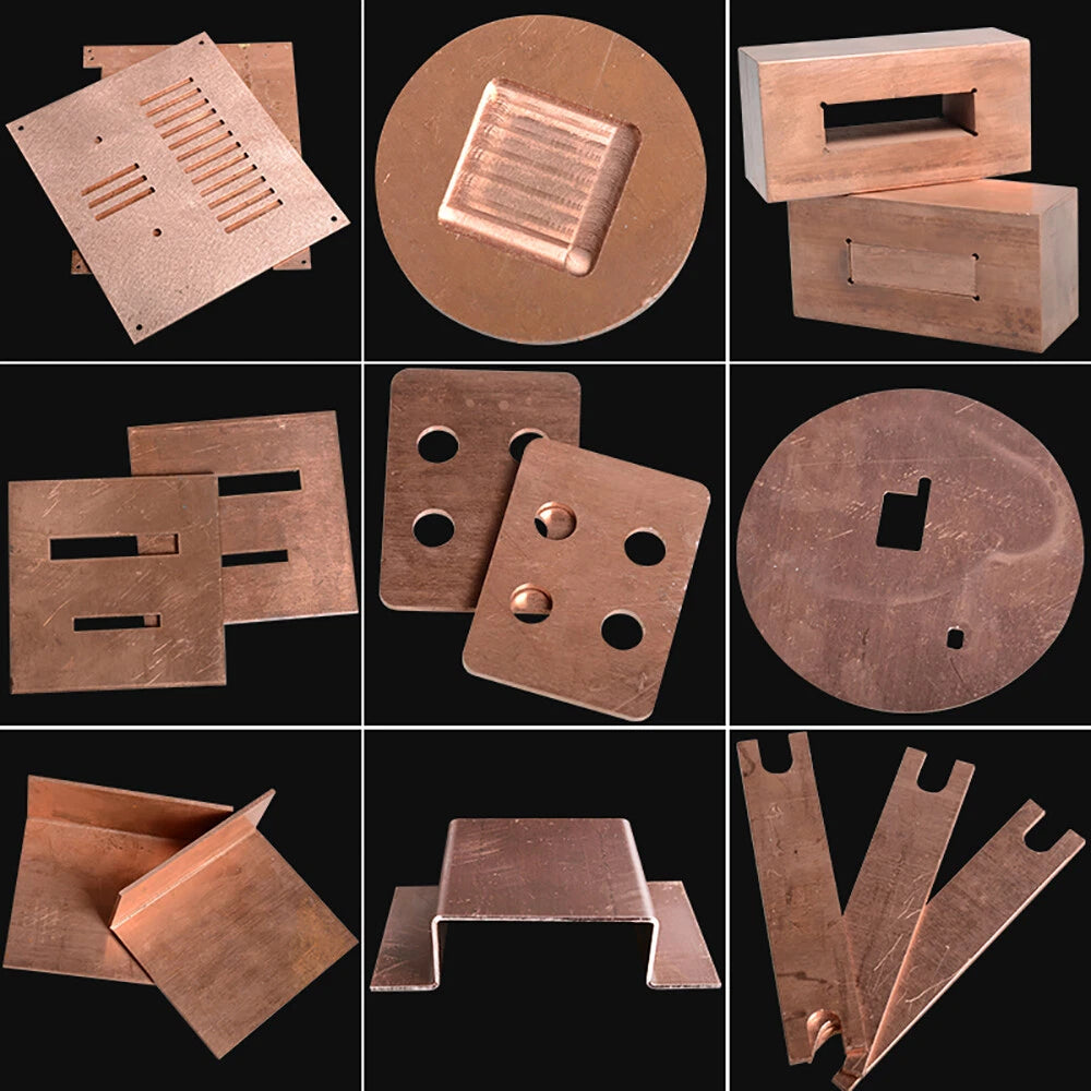 Beryllium Copper Sheet Metal Plate Flat Panel Beryllium Bronze Thick 1.5mm~5mm