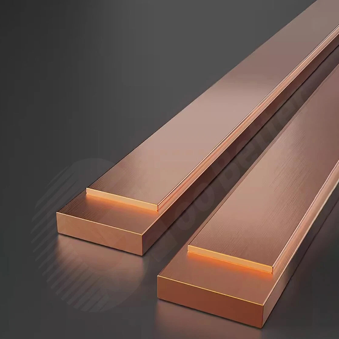 Pure Cu T2 Metal Flat Bar Copper Strip Copper Plate Thick=10mm~12mm 99.9% Copper