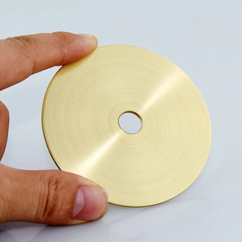 Brass Discs Blanks Metal Round Gasket Sheets Thick 1.5mm Diameter 2cm-15cm - HomeDIYer