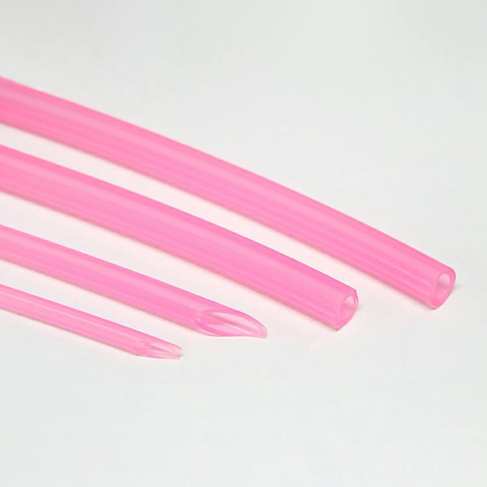 Pink Silicone Tube Hose Pipe Food Grade Soft Rubber Flexible Tubing 2mm-8mm