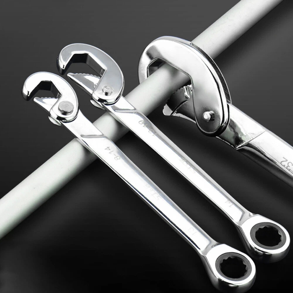 Universal Adjustable Wrench Ratchet Spanner Combination Multi-Function Spanner