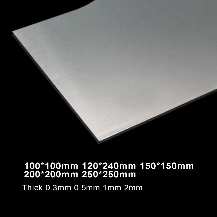 Thin Sheet Aluminium Sheet Plate Metal Panel Pure Aluminum Sheet 0.3/0.5/1/2mm