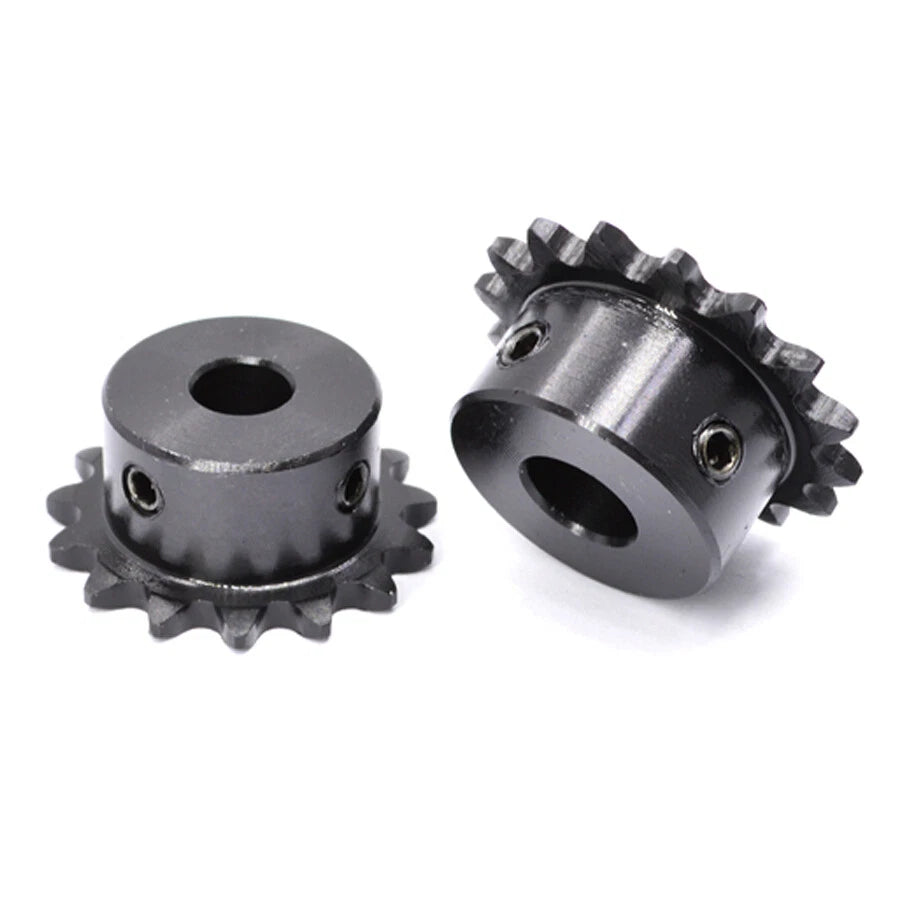 45# Steel Roller Chain Sprockets 10T - 30T Pitch 1/4" 6.35mm 04C Drive Sprocket