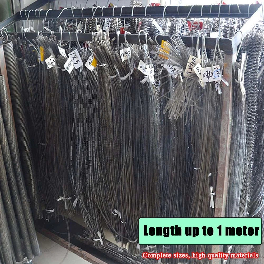 1000mm length Spring Stee Wire 0.3mm-6mm ,OD 6mm-60mm Compression Spring 1 Meter