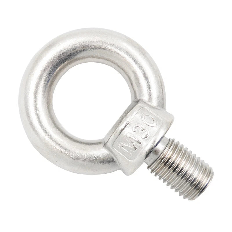 304 Stainless Steel Ring Screws M3 - M30 Eyelets Screw Heavy Duty Lifting Bolts
