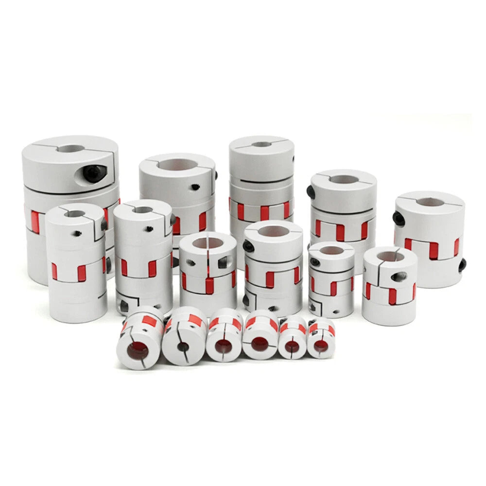 Flexible Plum Spider Jaw Coupling CNC Shaft Coupler Stepper 6.35/8/12/17mm