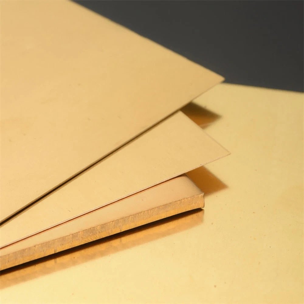 Thin Brass Sheet Metal Plate Thick 0.5/0.8/1/1.2/1.5/2mm-6mm Jewellery Making - HomeDIYer