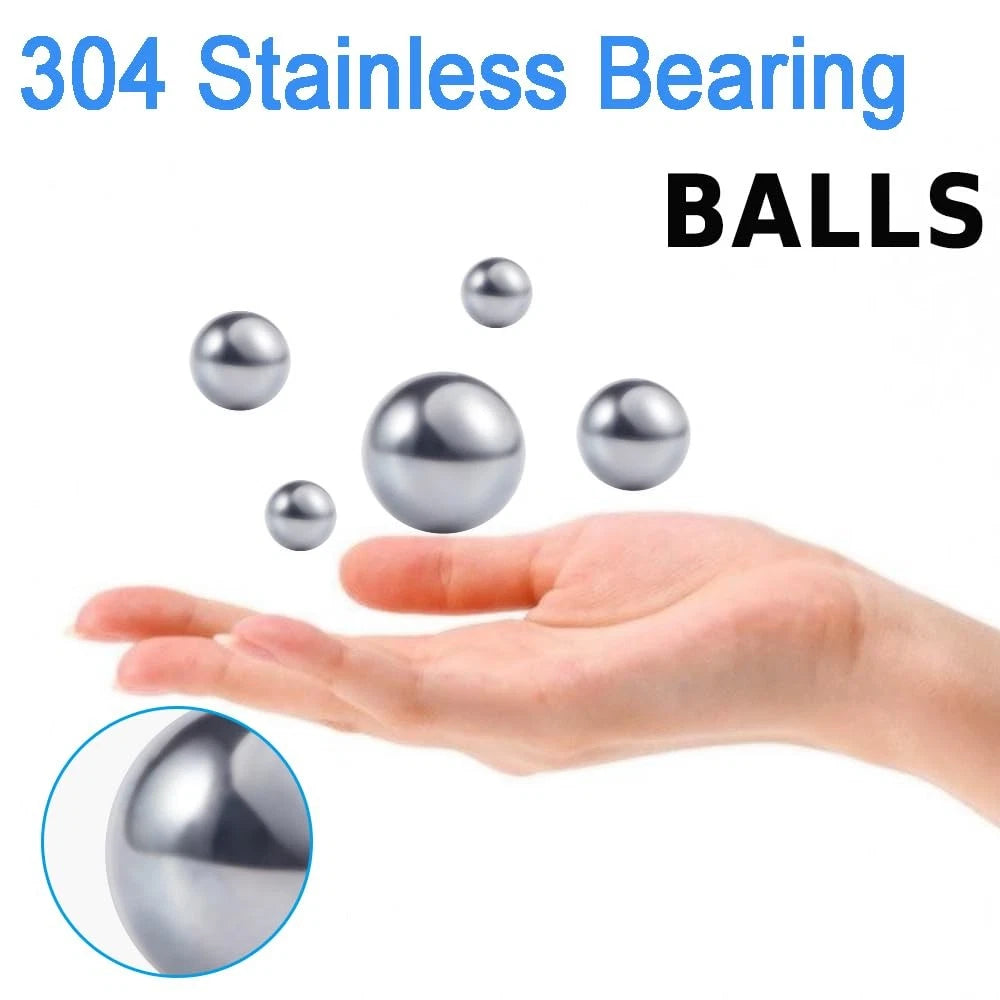 A2 Stainless Steel Ball Bearings 1mm 2mm 3mm 4mm 5mm 6mm 8mm 9mm 10mm to 125mm