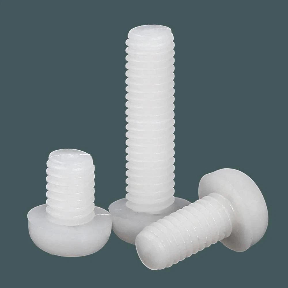Metric Coarse Threads M3 M4 Nylon Plastic Phillips Pan Head Machine Screws Bolts