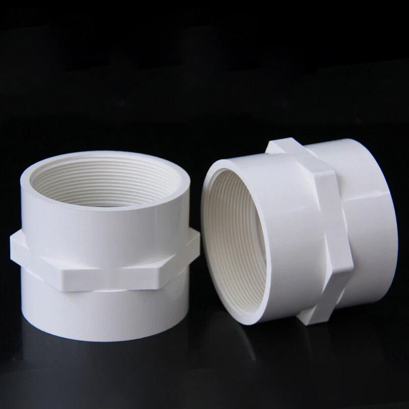 PVC Pipe Fittings BSP Threaded Adapter Socket Solvent Weld Aquarium Tank Pond
