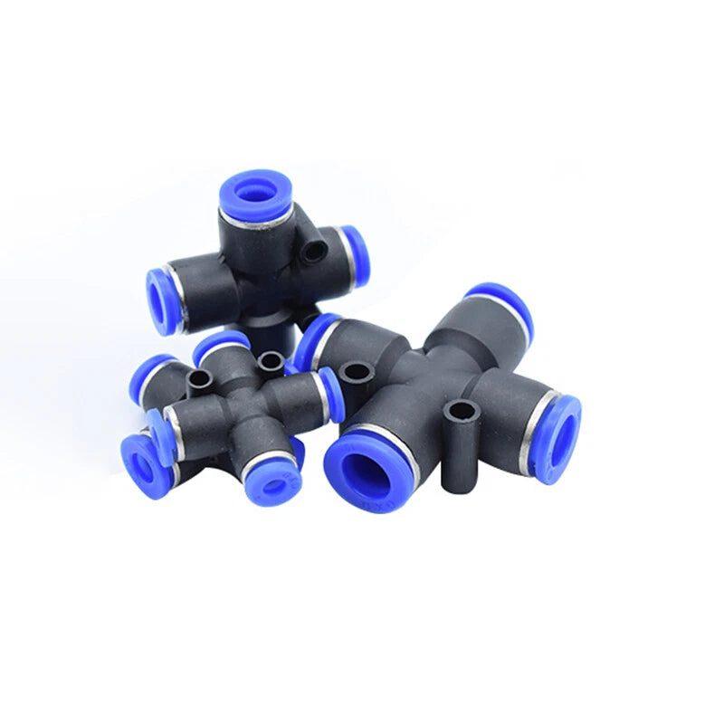 Nylon Push-Fit Hose Connector — + Shape / Y Shape / Y Reducing | 4mm–16mm Air Line Fitting