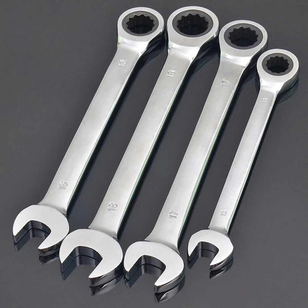 Ratchet Wrench Spanner Combination Fixed Head Wrench Metric 6mm To 32mm