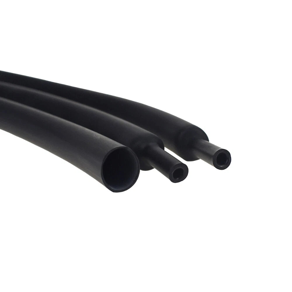 Black 2:1 Heat Shrink Tubing – Polyolefin Cable Sleeving, Dia 0.6mm to 120mm