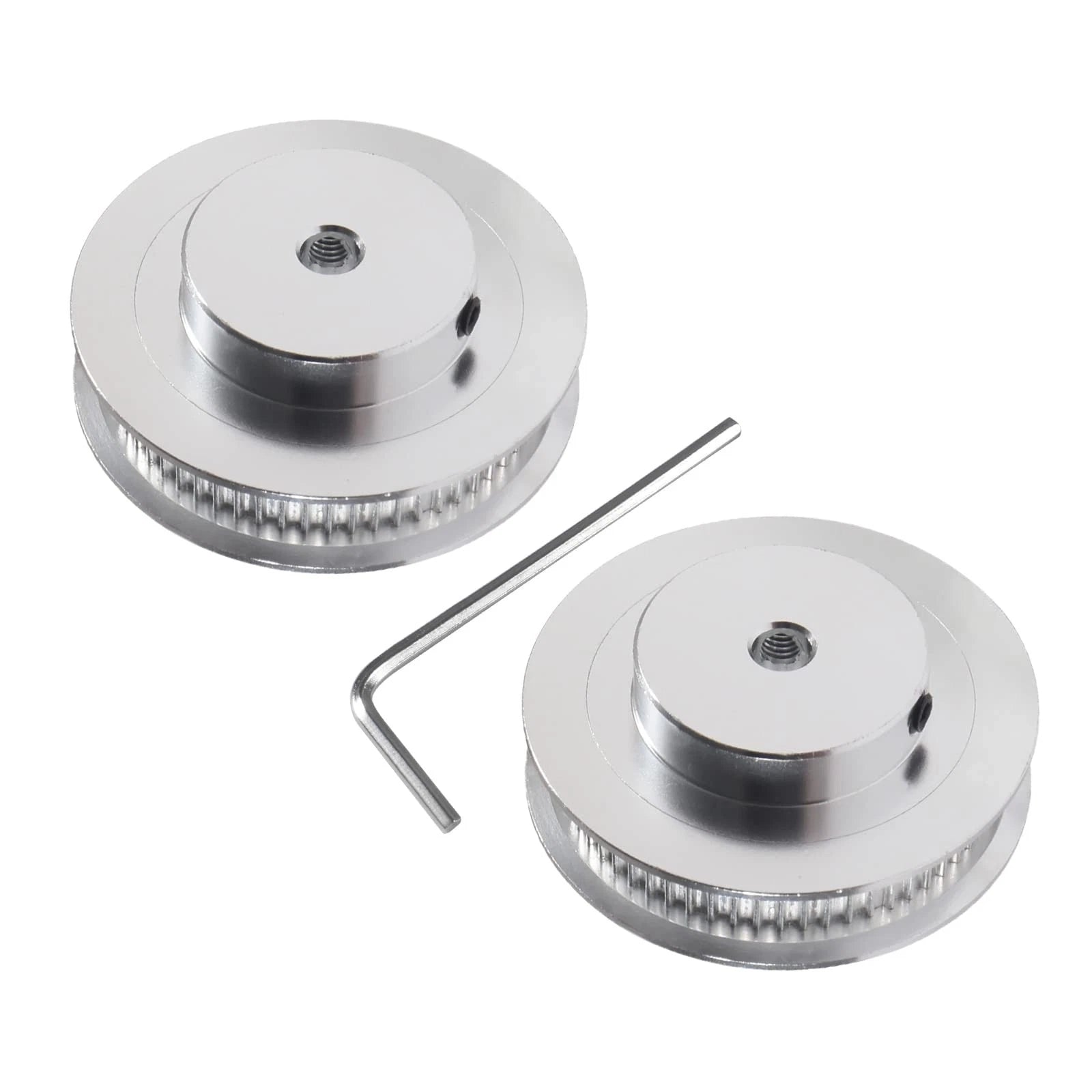 2GT Timing Pulley 52-72 Teeth 6mm Belt 5mm-20mm Bore Synchronous Wheel 3Dprinter