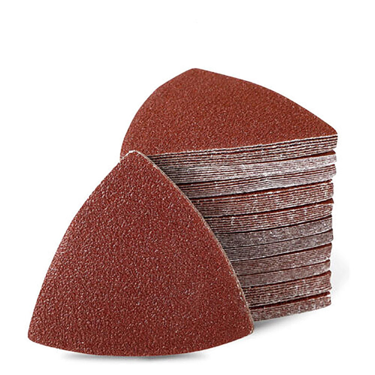 Hook and Loop 80mm Delta Sanding Sheets Triangular Sandpaper Pads 40-2000 Grit