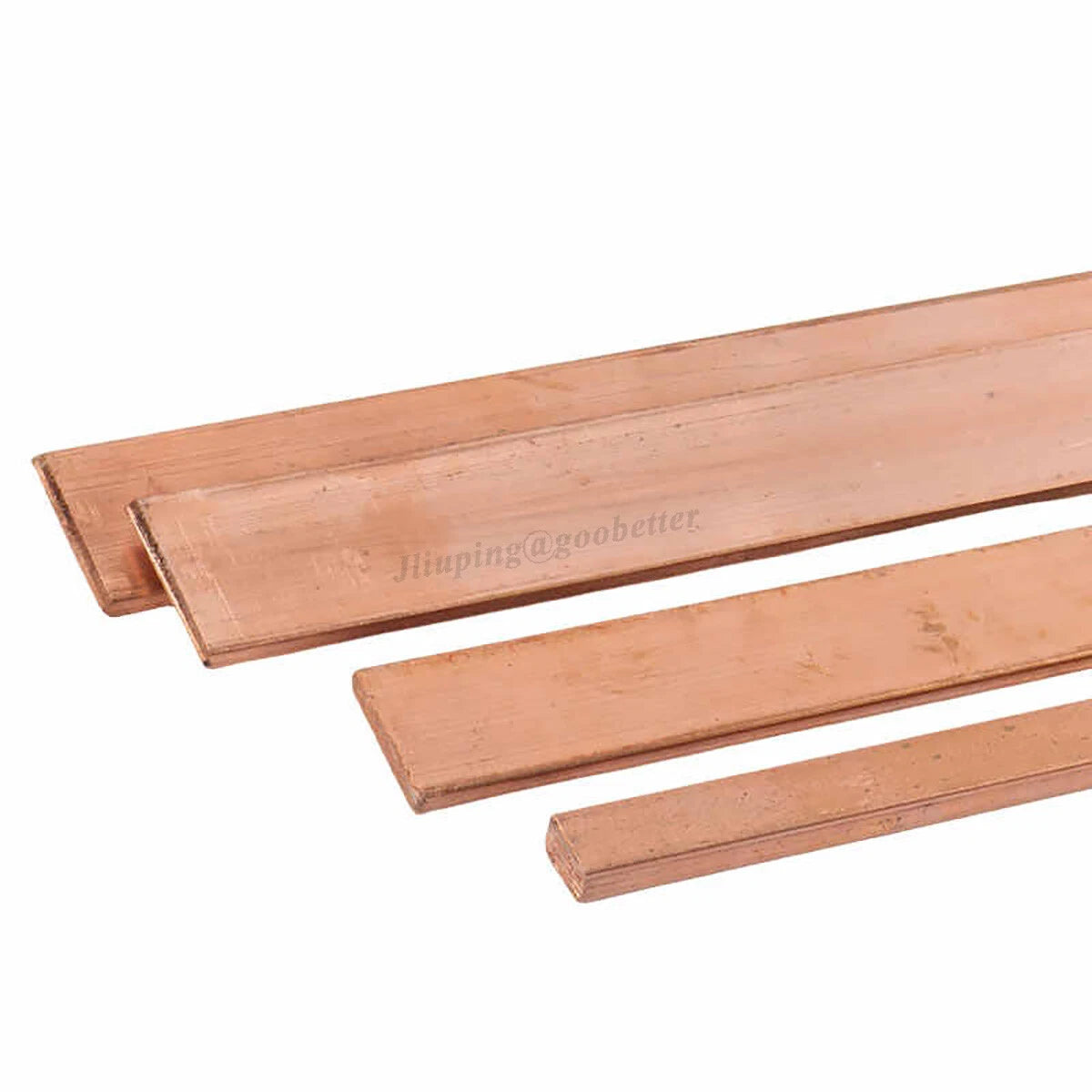 T2 Copper Flat Bar Square Sheet Plate Strip 100mm Long-Width 40/45/50/55/60mm
