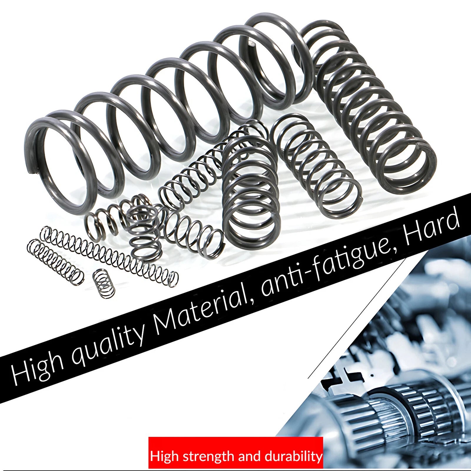 10Pcs Wire Dia.0.3/0.4/0.5mm OD 3mm-10mm Small Springs Compression Spring Steel