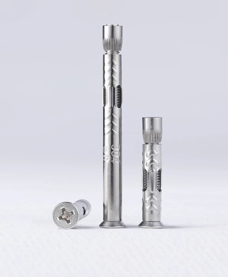 M6–M10 A2 Stainless Steel Flat Head Sleeve Anchor Bolts – Cross & Allen Drive Expansion Screws