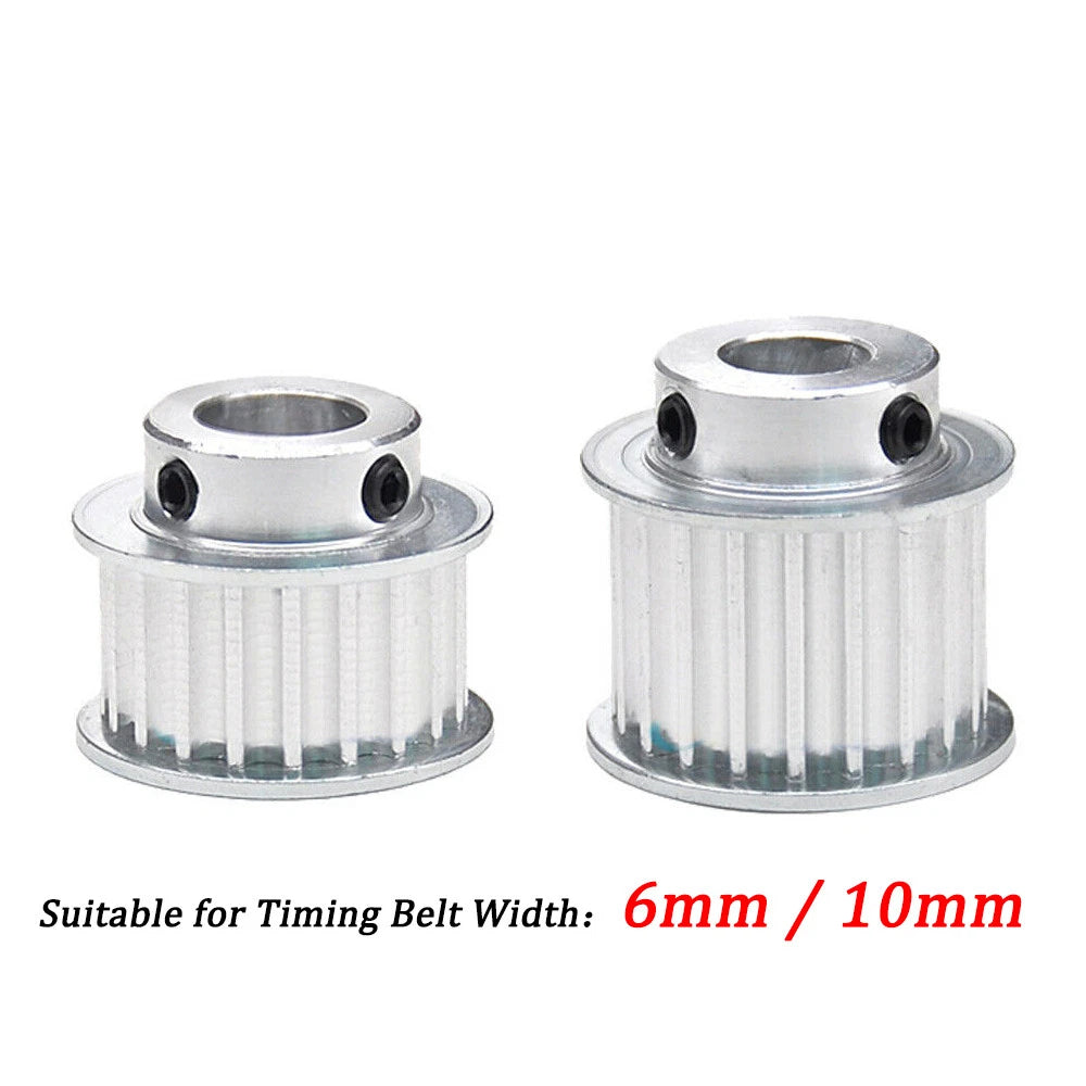 GT2 Timing Belt Pulley BF-type 24-70 Tooth Bore 4mm - 20mm For CNC Step Motor