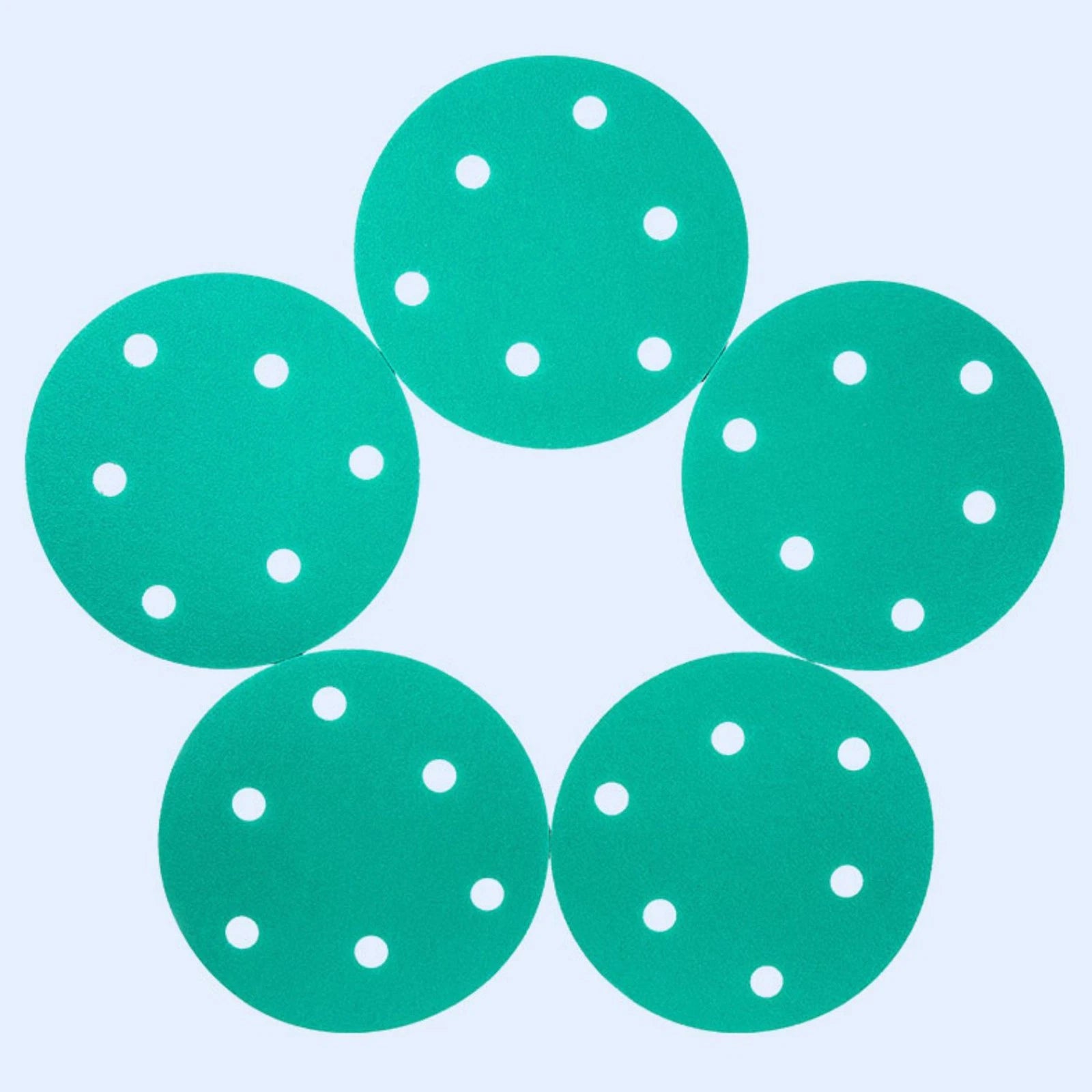6 Inch 150mm Wet and Dry Sanding Discs Sandpaper Film Pads 60-2000 GRIT 6 Hole