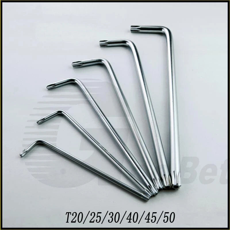 T25 T30 T40 T45 T50 Torx Key Security Anti Tamper Allen Star Keys Hollow Wrench