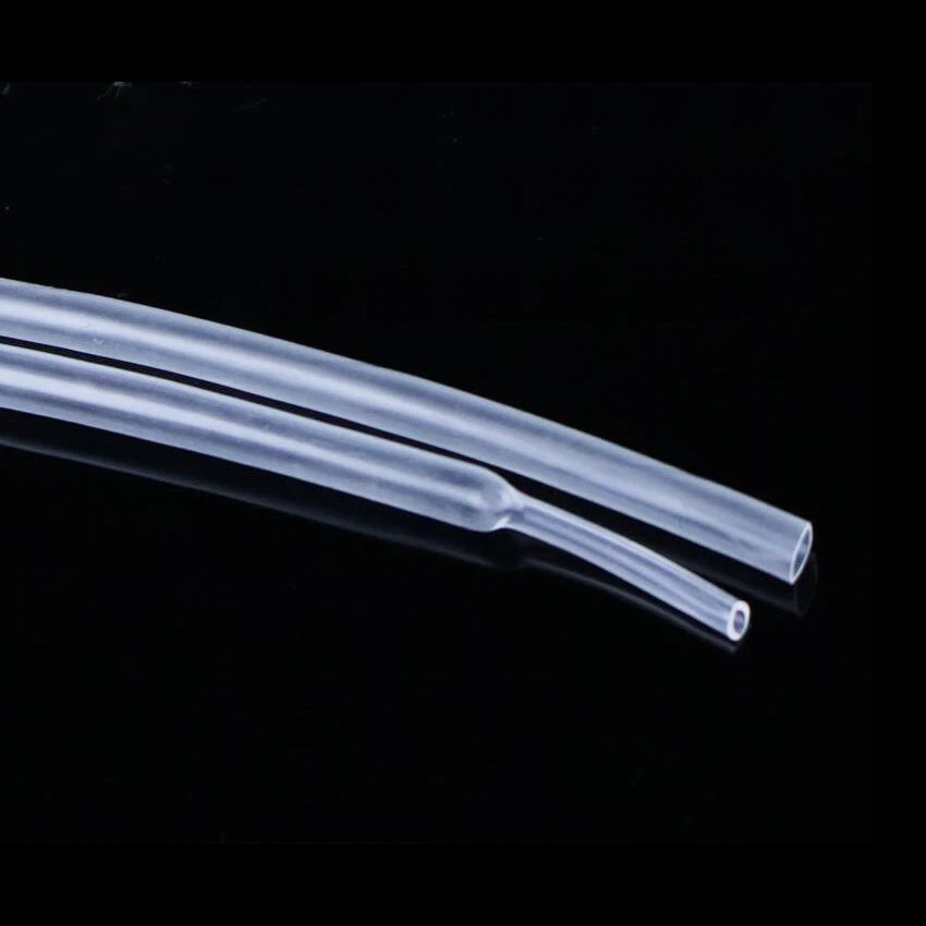 Clear Heat Shrink Tubing 2:1 Ratio — 1mm to 10mm, Multiple Lengths
