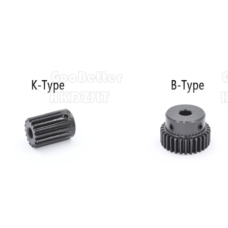 Mod 0.8 Spur Gears 15 - 80 Teeth 4-12 mm Bore With Step Pinion Gear Carbon Steel