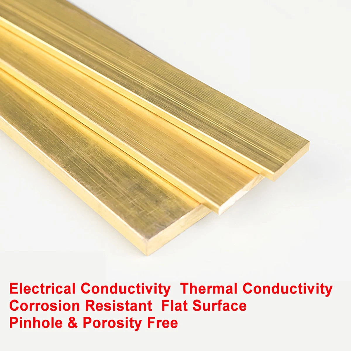 Brass Sheet Plate L200/500mm Metal Flat Bar Copper Plate Thick2-9mm Width 8-60mm
