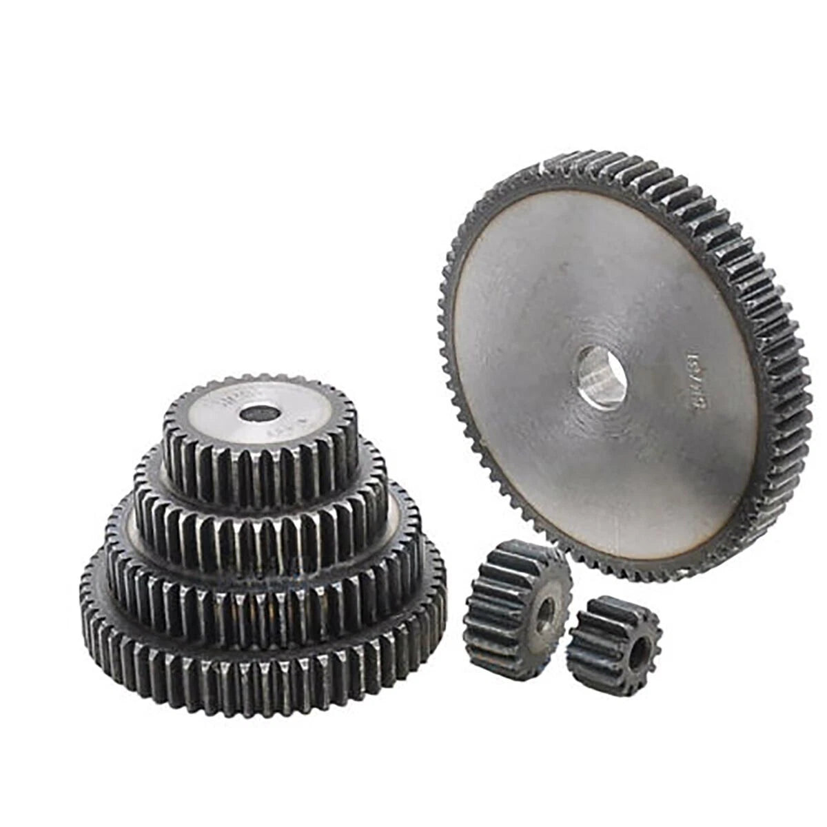2 Mod 10T-70T Spur Gear 45# Steel Thickness 20mm Motor Pinion Transmission Gear