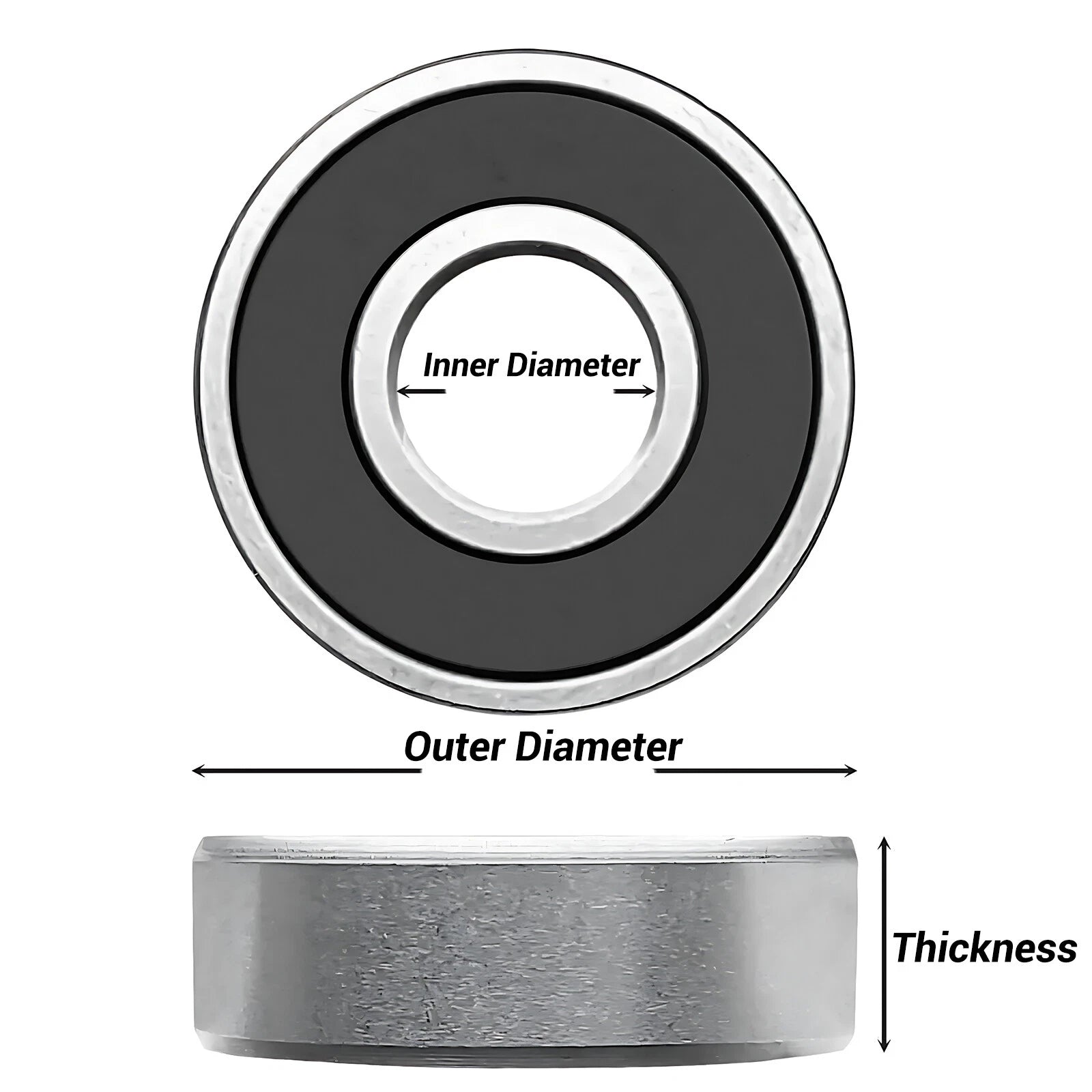 Bearings 6000-6206 6300-6320 2RS/ZZ Series Deep Groove Ball Bearing 77 Size