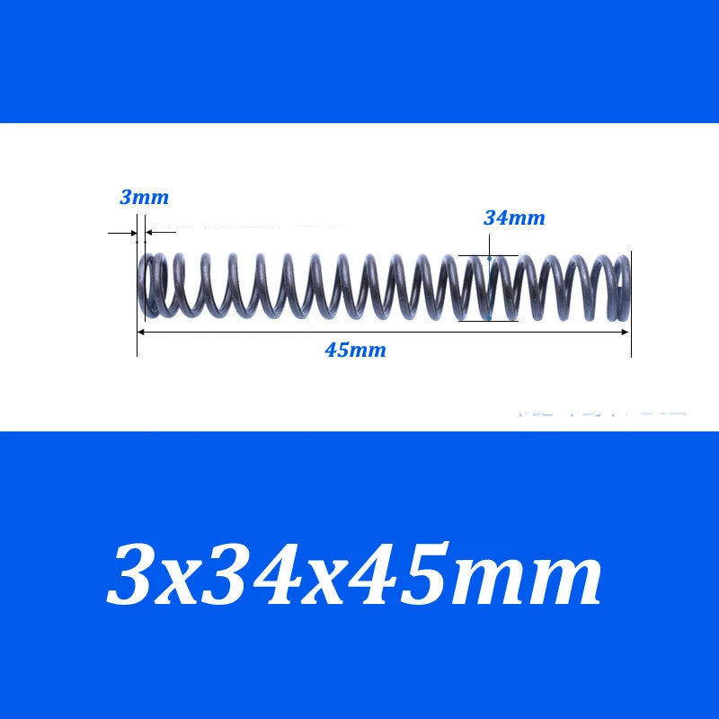Compression Spring 30-40mm Diameter & 20-100mm Length Pressure Big 3mm Wire Dia