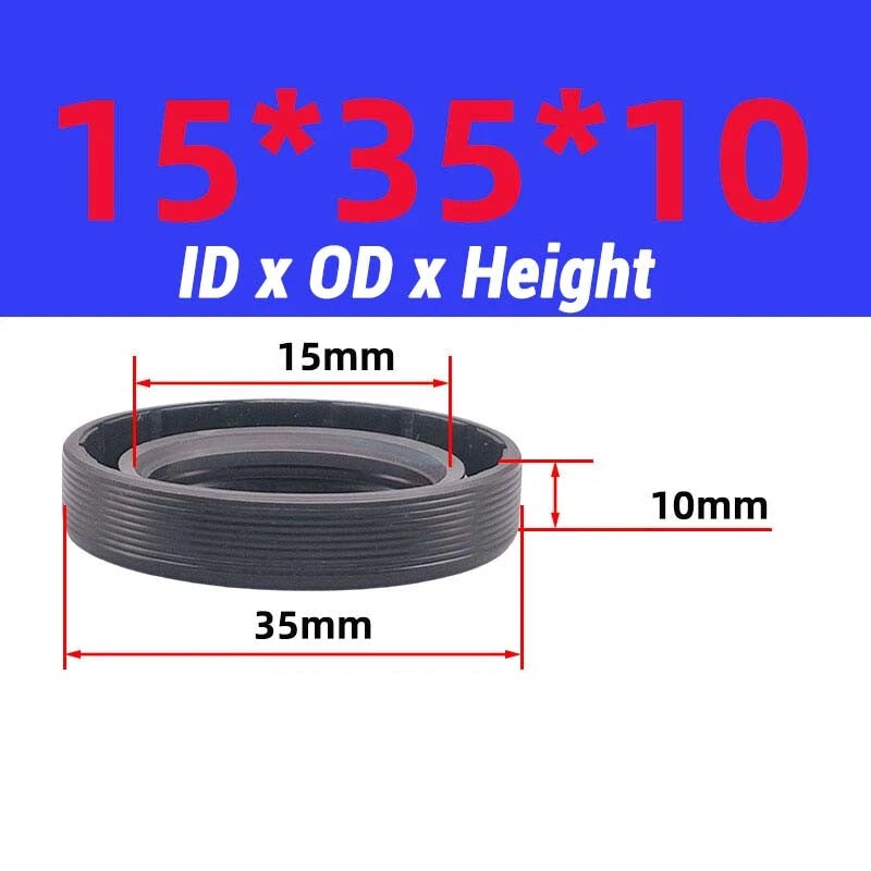Oil Seal Metric Size Rotary Shaft Seal ID 8-38 mm TC FB Skeleton Oil Seal Rings
