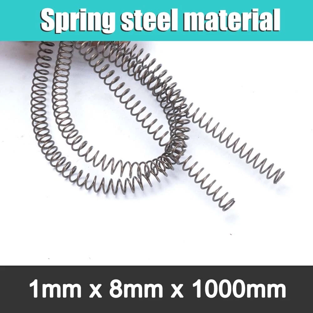 1000mm length Spring Stee Wire 0.3mm-6mm ,OD 6mm-60mm Compression Spring 1 Meter