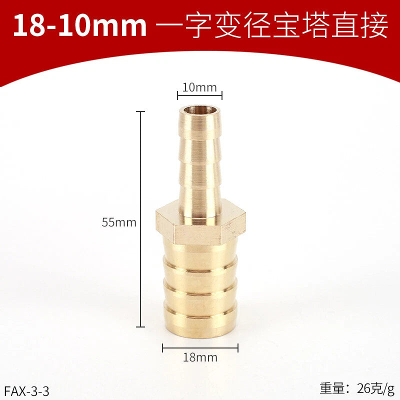 Brass Reducing Hose Fittings – Straight, L, T & Y Connectors for Gas & Air Tube