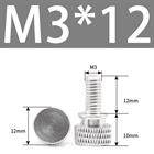 M3 M4 Anodized Aluminum Thumb Screws — Knurled Head Hand Bolts for PC Case, Fishing Rigs & DIY Projects