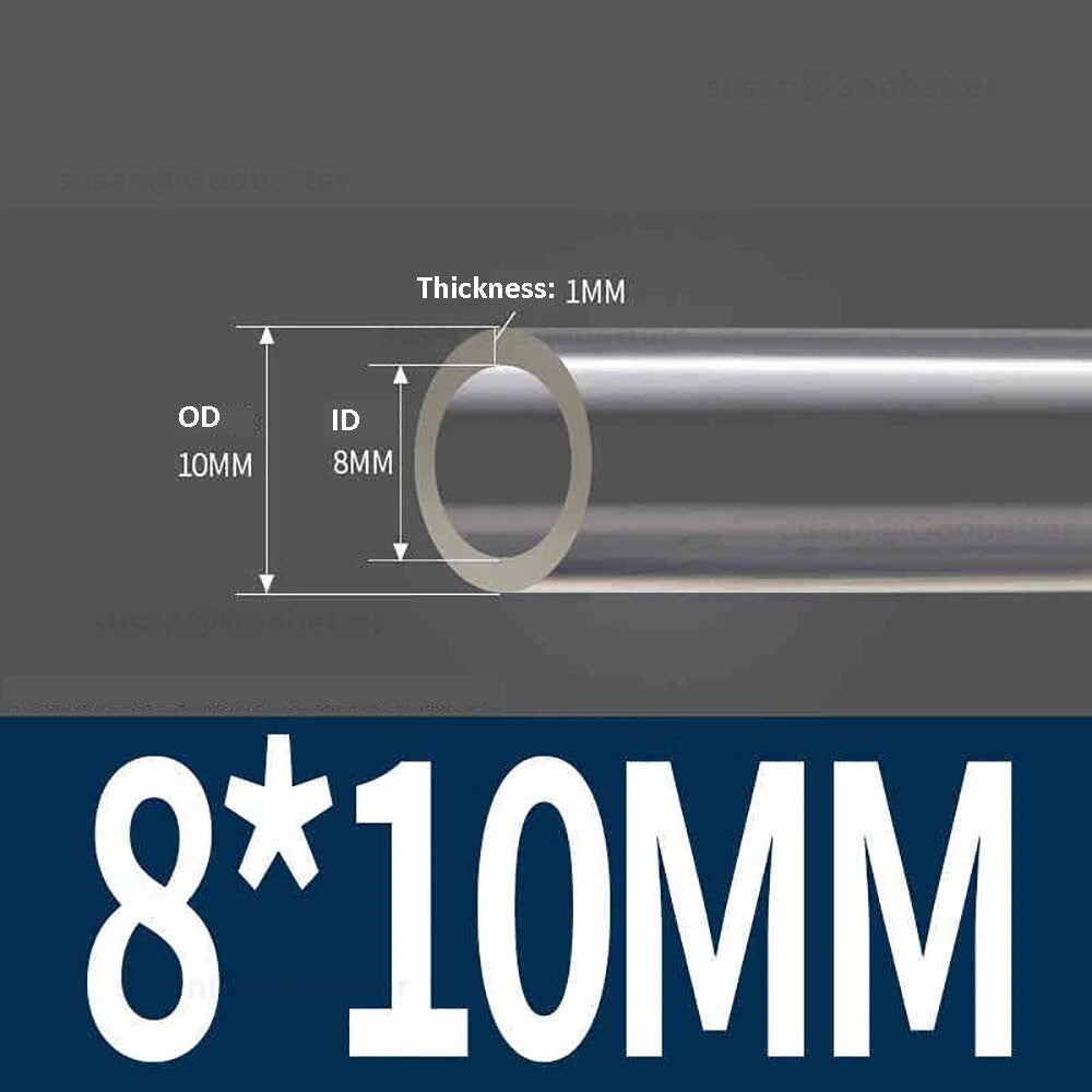 Clear Flexible PVC Tubing — Plastic Hose for Air, Water, Aquarium & Pond