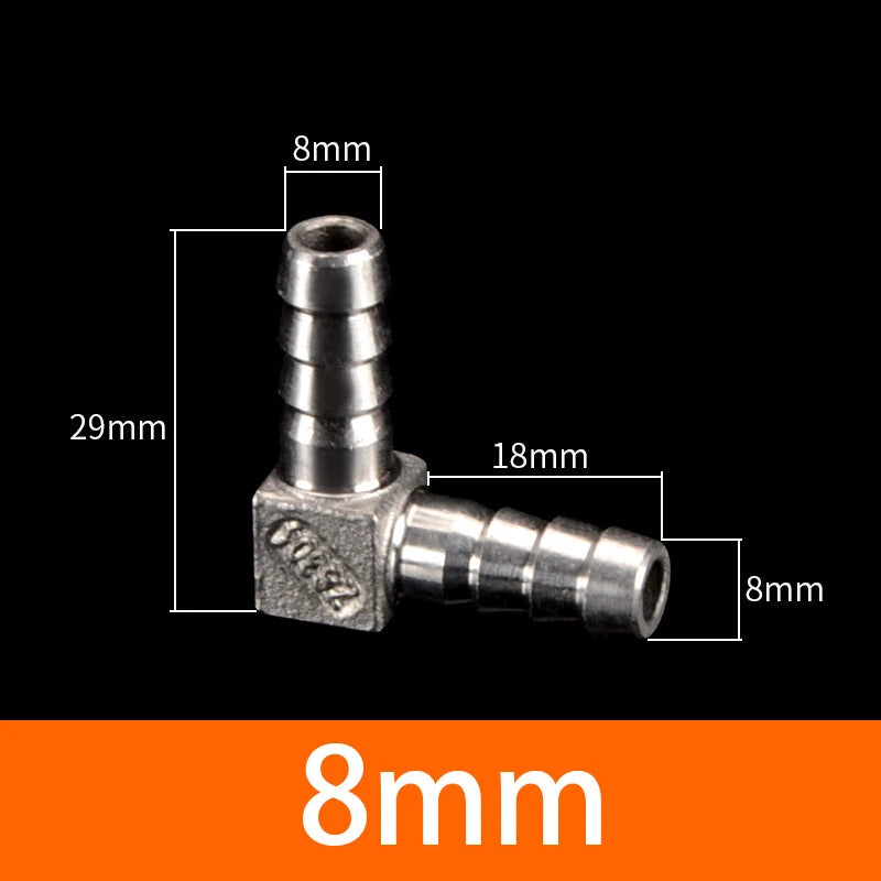 Stainless Steel T Joiner Various Piece Fuel Hose Gas Joiner Tee Connector 6-41mm