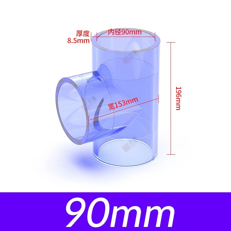 Clear PVC Fittings: Elbows,TEEs,Couplings,Caps,Unions,Ball Valves,Straight,Cross