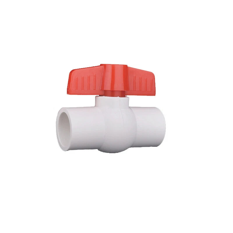 White PVC 20mm ID Pressure Pipe Fittings Metric Solvent Weld Various Parts