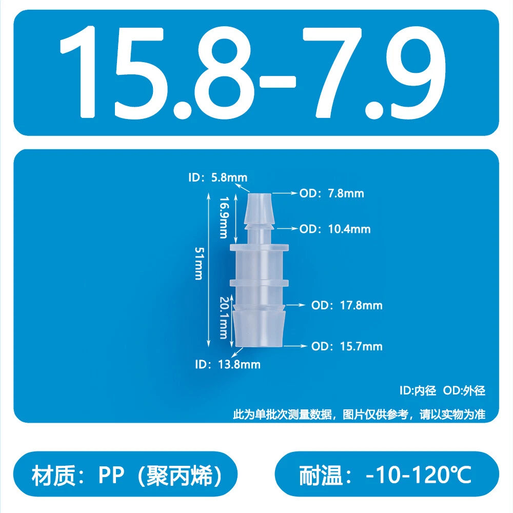 Plastic Pagoda Tubes Reducer Joint 2 3 4Way Hose Connector Tube Splitter Fitting